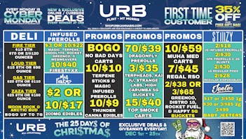 URB CANNABIS - MT. MORRIS - FLINT WE PRICE MATCH!!!