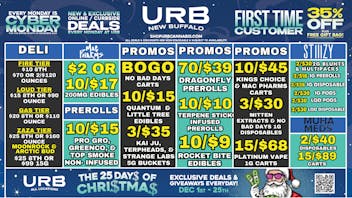 URB CANNABIS - NEW BUFFALO WE PRICE MATCH!!!!