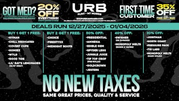 URB CANNABIS - MT. MORRIS - FLINT WE PRICE MATCH!!!
