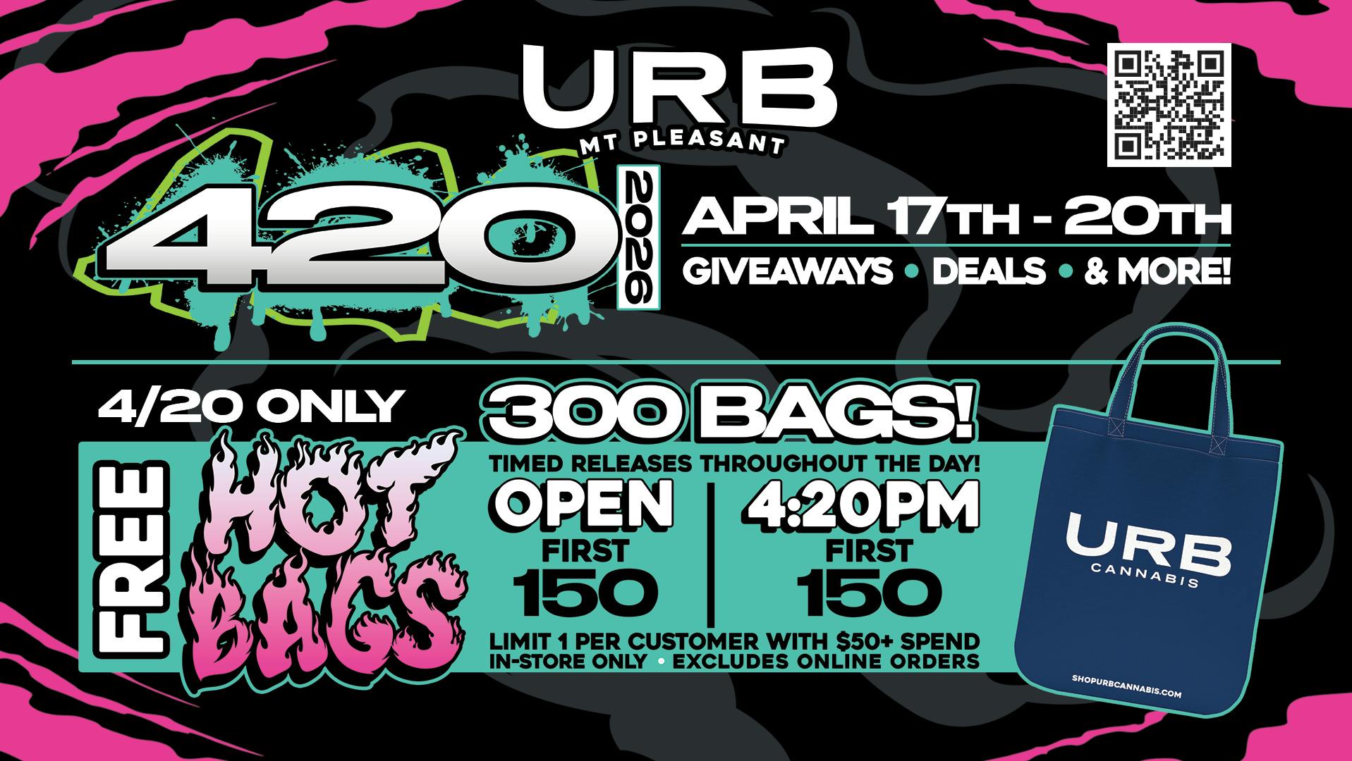 URB CANNABIS - MT PLEASANT WE PRICE MATCH!!