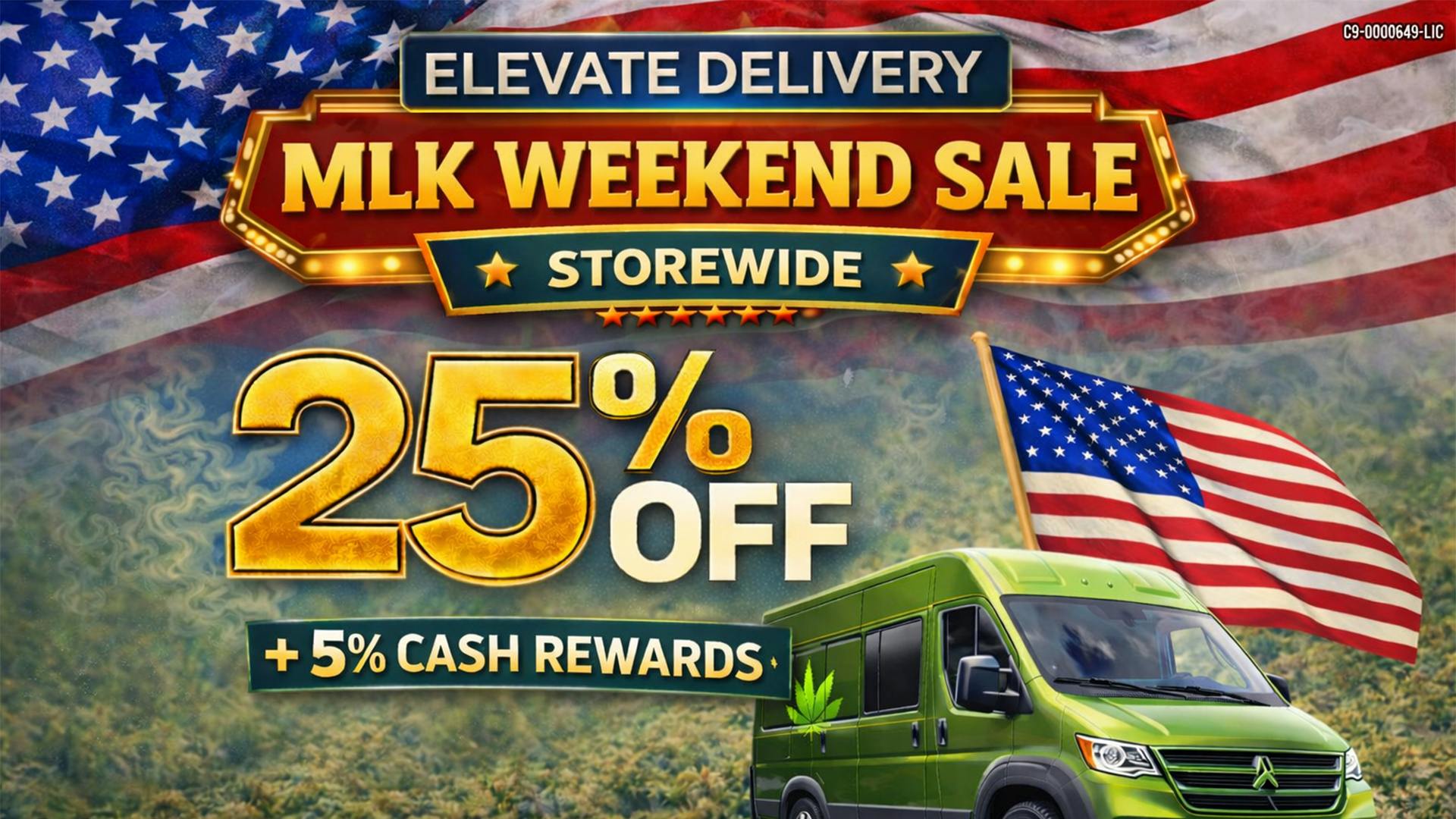 Firefly Delivery MLK Weekend Sale!!