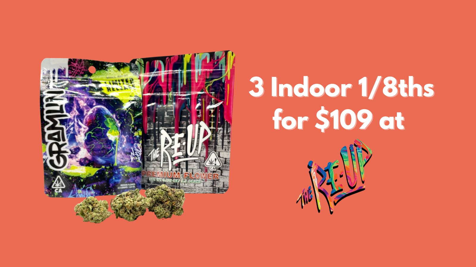 The Re-Up - Modesto 3 Indoor 1/8ths for $109