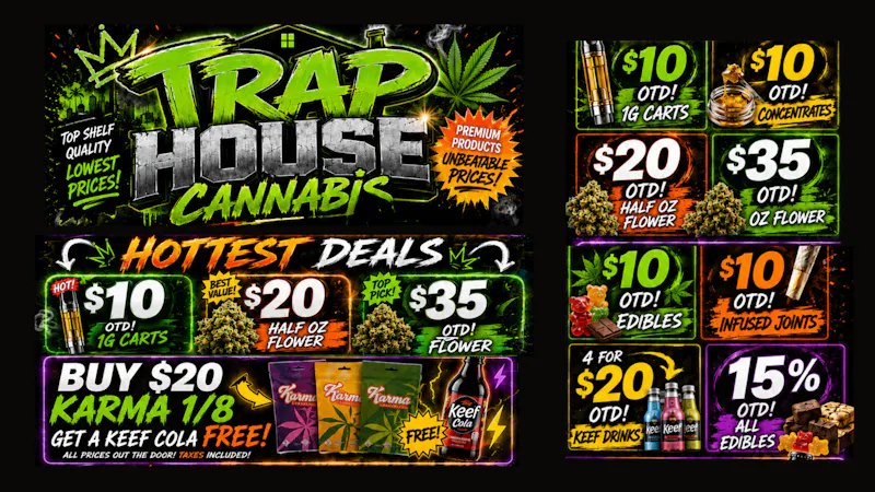 Traphouse HOTTEST DEALS AT TRAPHOUSE