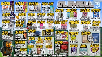 Olswell Cannabis Co 🦉OLSWELL TRAVERSE CITY WEEKLY DEALS!