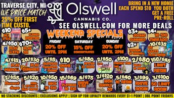 Olswell Cannabis Co 🦉10/$35 1G 510 THREADS AT OLSWELL!🍂