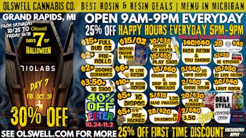 Olswell Cannabis Co 🦉OLSWELL, GR HAUNTED HOURS 5PM-9PM EVERYDAY!