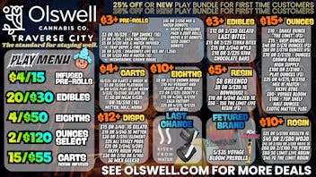 Olswell Cannabis Co OLSWELL NOVEMEBER LIVE DEALS!