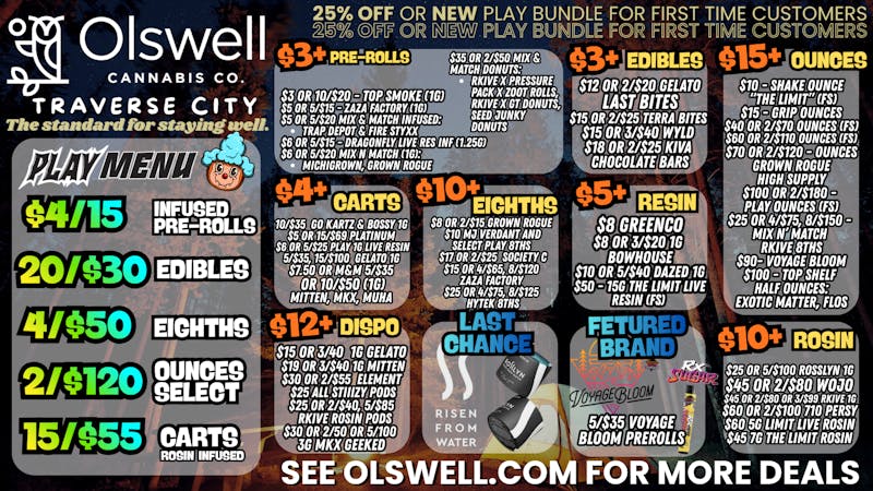 Olswell Cannabis Co OLSWELL NOVEMEBER LIVE DEALS!