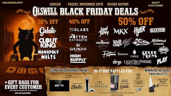 Olswell Cannabis Co OLSWELL ADRIAN, MI BLACK FRIDAY DEALS 11.26-12.1