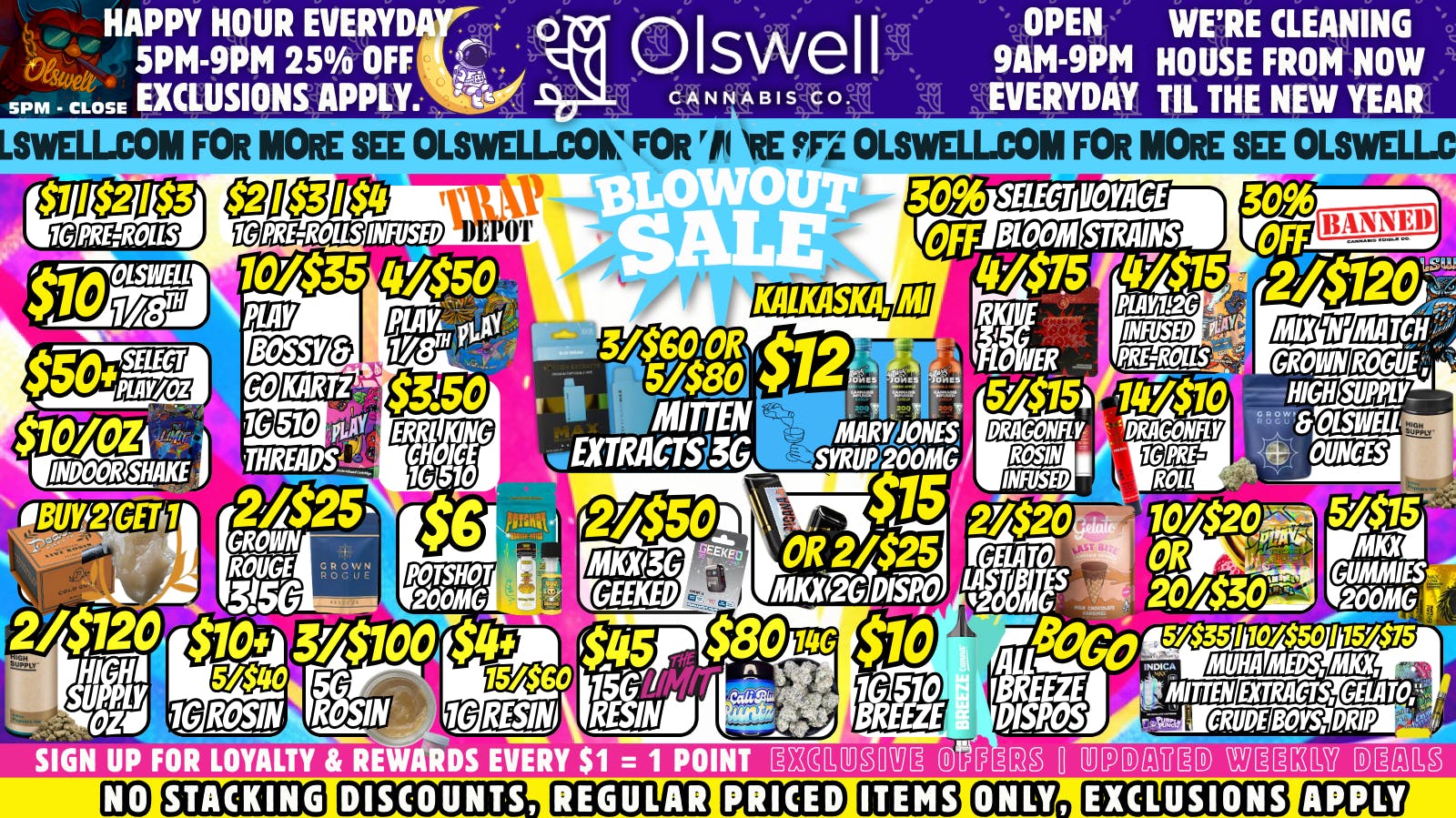 Olswell Cannabis Co - Kalkaska Olswell, Kalkaska. End Of The Year Sale! 🦉