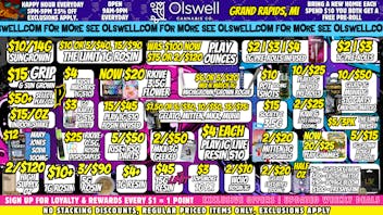 Olswell Cannabis Co OLSWELL, GRAND RAPIDS LIVE DEALS 01/15-01/18