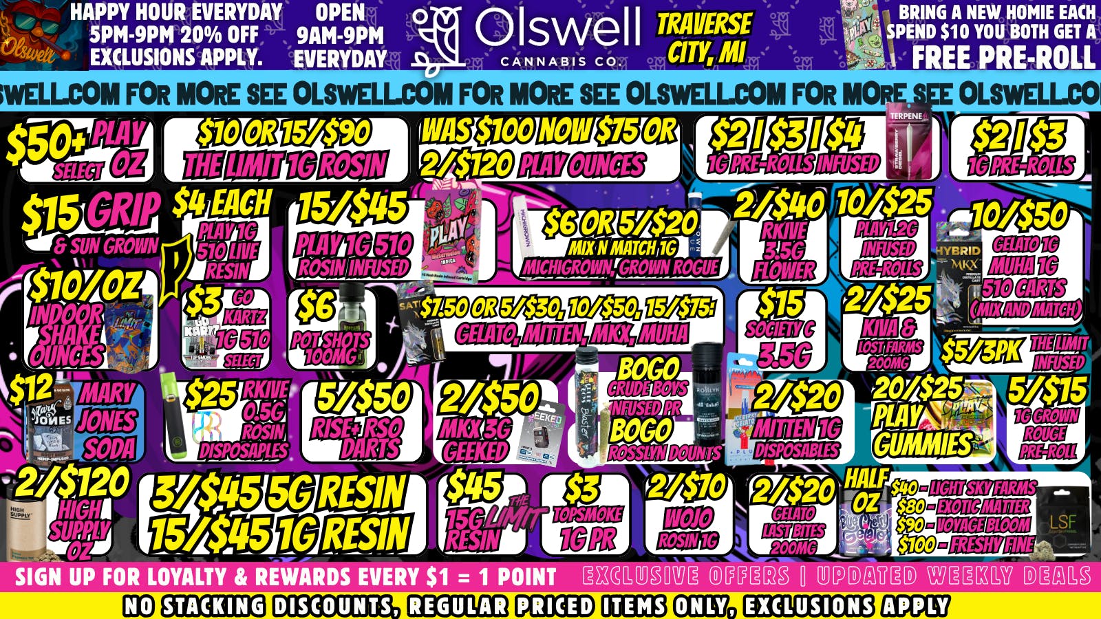 Olswell Cannabis Co OLSWELL WEEKLY DEALS, SHOP NOW!