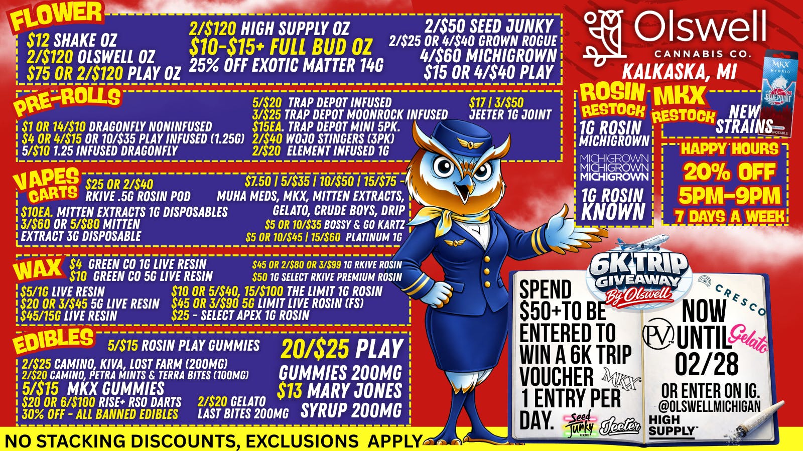 Olswell Cannabis Co - Kalkaska OLSWELL, KALASKA LIVE DEALS.