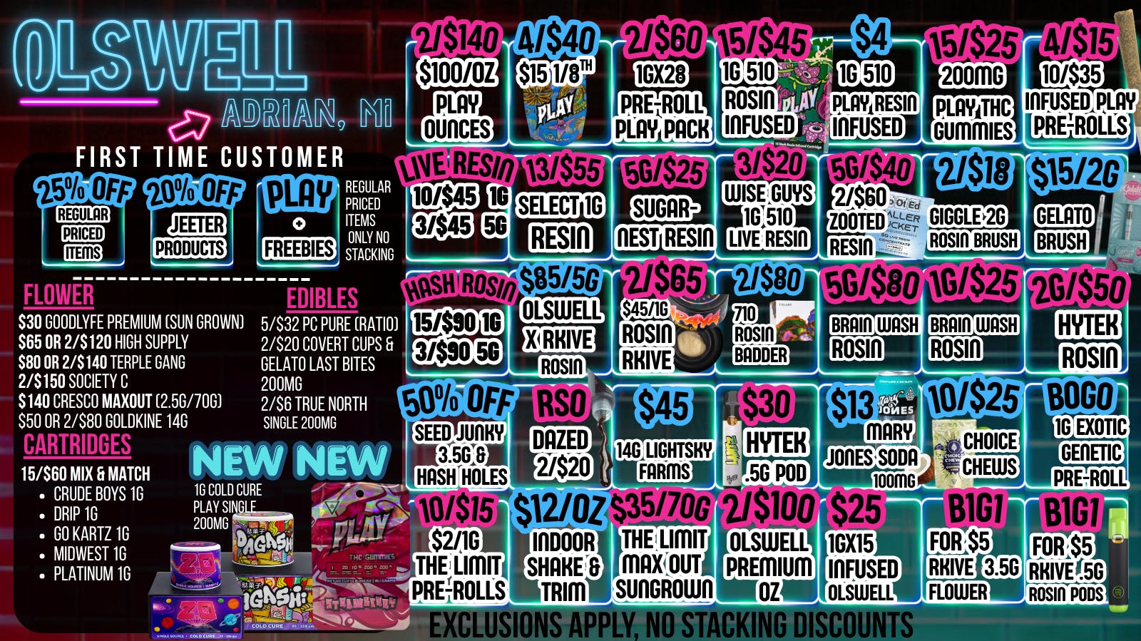 Olswell Cannabis Co Stay Hiighdrated at Olswell w\ THC Dranks!
