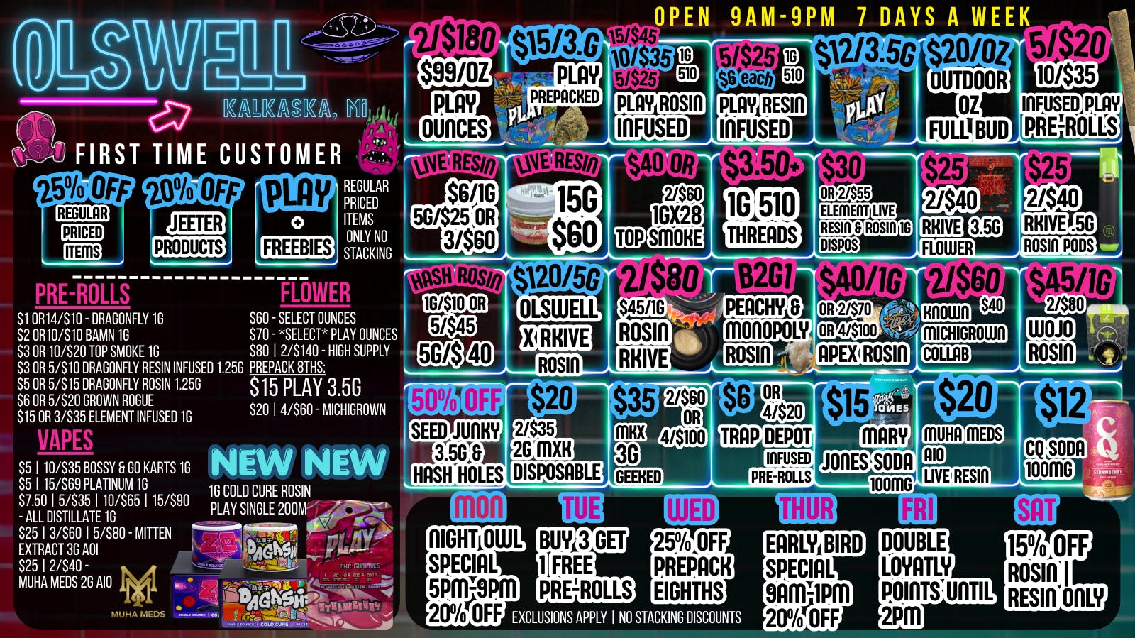 Olswell Cannabis Co - Kalkaska Olswell, Kalkaska DEALS!