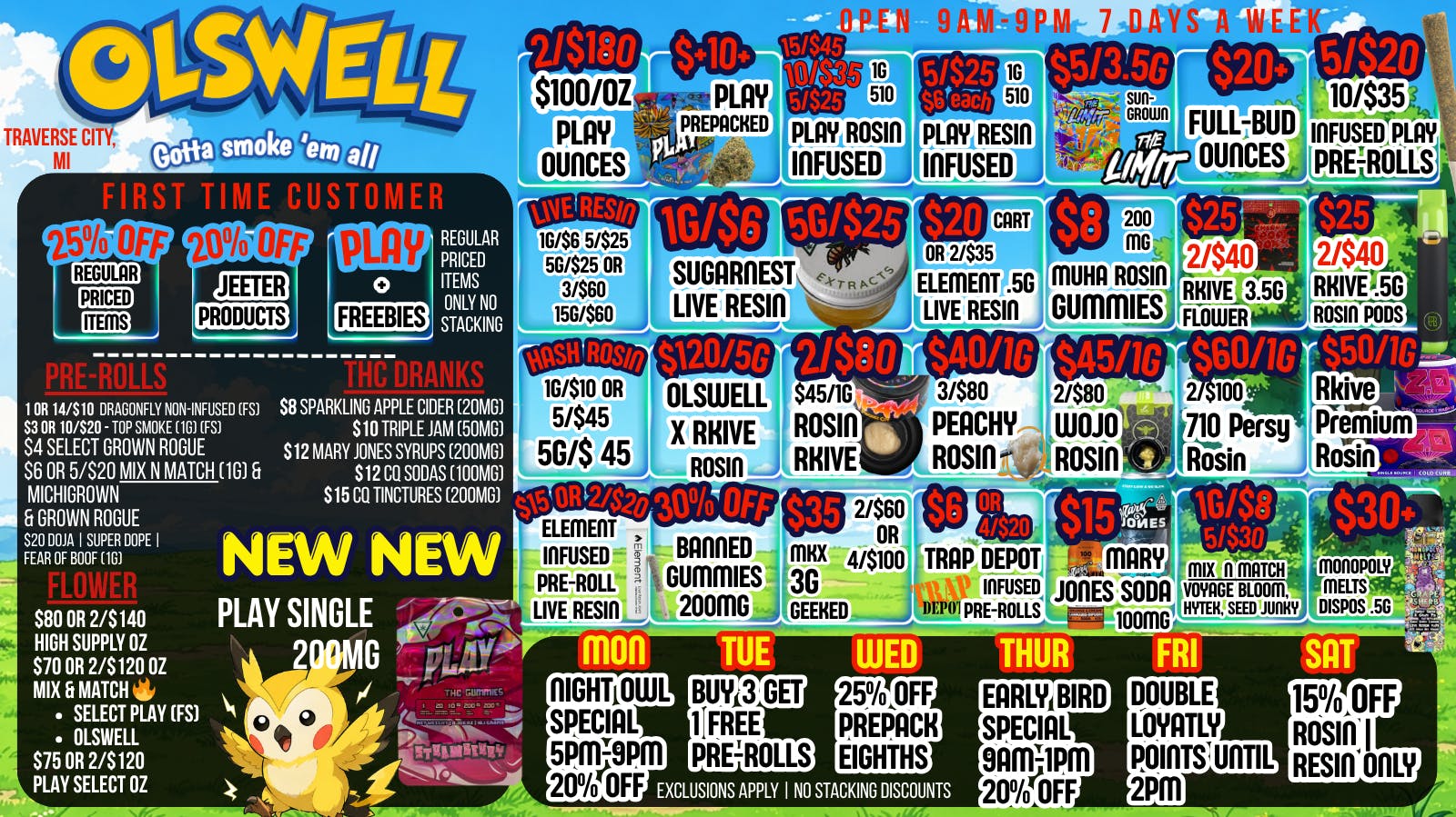 Olswell Cannabis Co Catch these deals at Olswell, Traverse City!