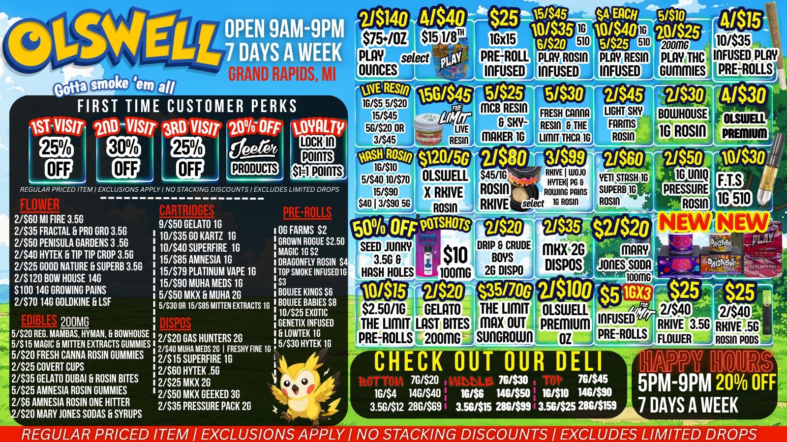 Olswell Cannabis Co Catch 🔥Deals At Olswell, Grand Rapid!