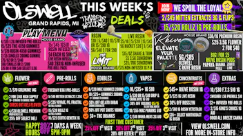 Olswell Cannabis Co OLSWELL, GRAND RAPIDS WEEKLY DEALS!