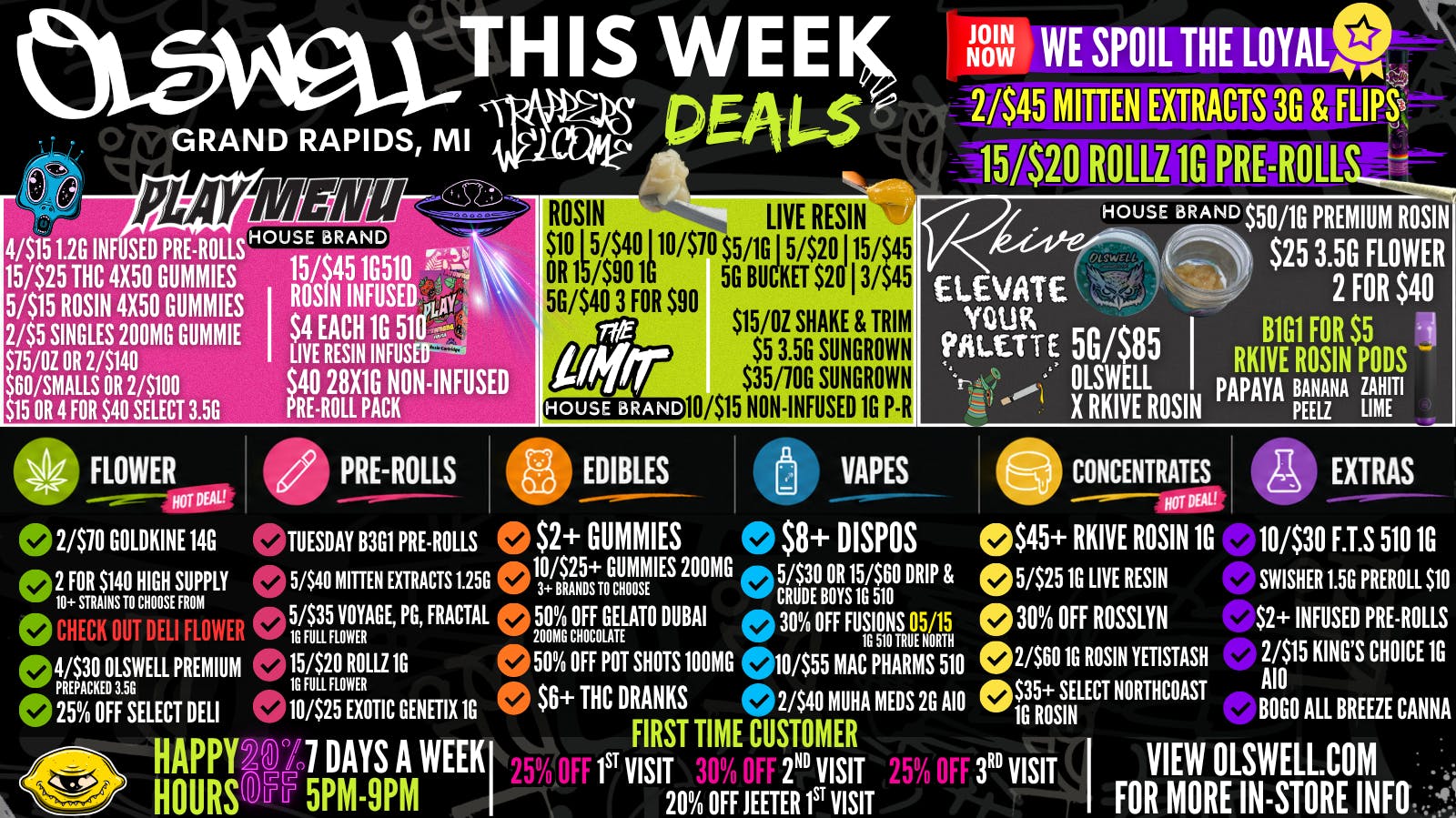 Olswell Cannabis Co LOWEST AIO PRICES IN GRAND RAPIDS AT OLSWELL!