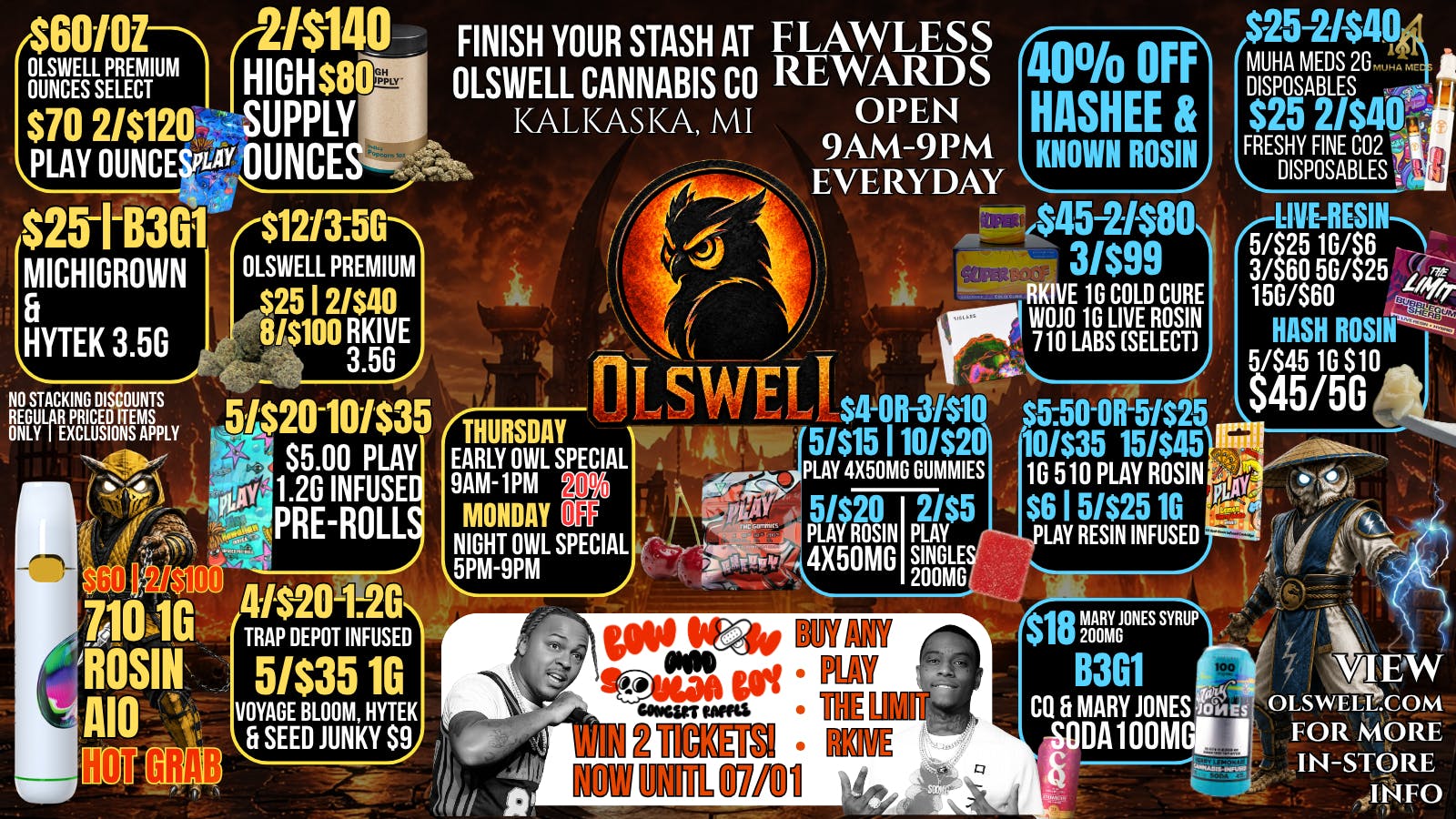 Olswell Cannabis Co - Kalkaska FLAWLESS DEALS AT OLSWELL, KALKASKA