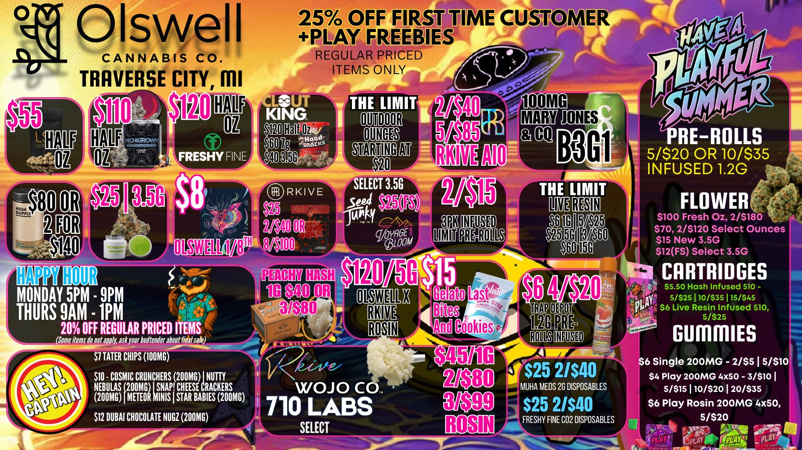 Olswell Cannabis Co WIN CHERRY FEST CONCERT TICKETS AT OLSWELL