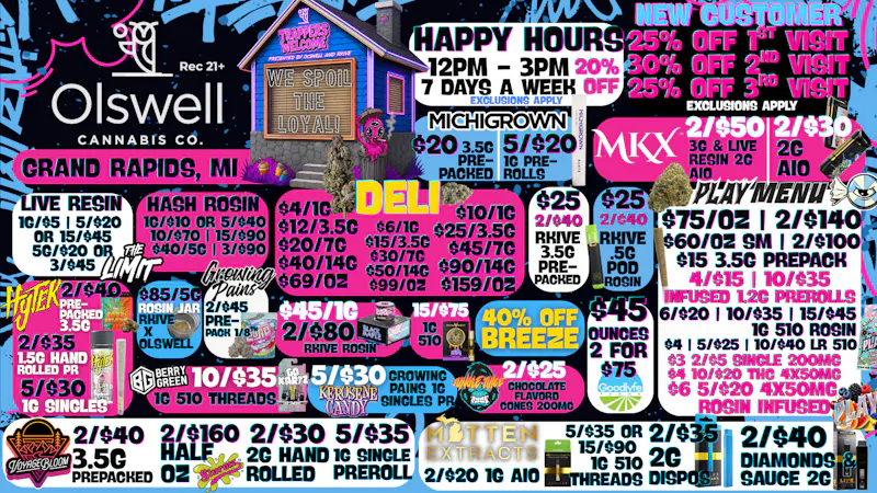 Olswell Cannabis Co LOUDEST ON 28TH STREET | SHOP OLSWELL GRAND RAPIDS