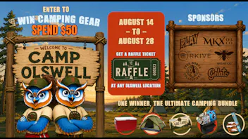 Olswell Cannabis Co CAMP OLSWELL LIVE NOW | SPEND $50 YOU COULD WIN!