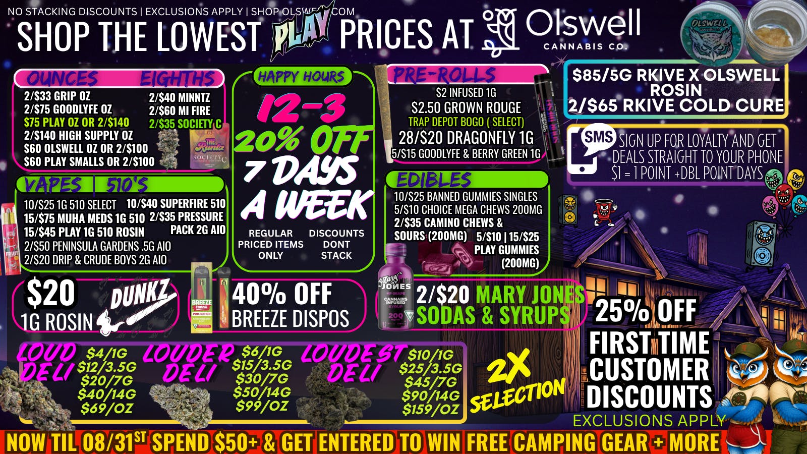 Olswell Cannabis Co 🔥$2 INFUSED PR & END OF SUMMER SALES AT OLSWELL!