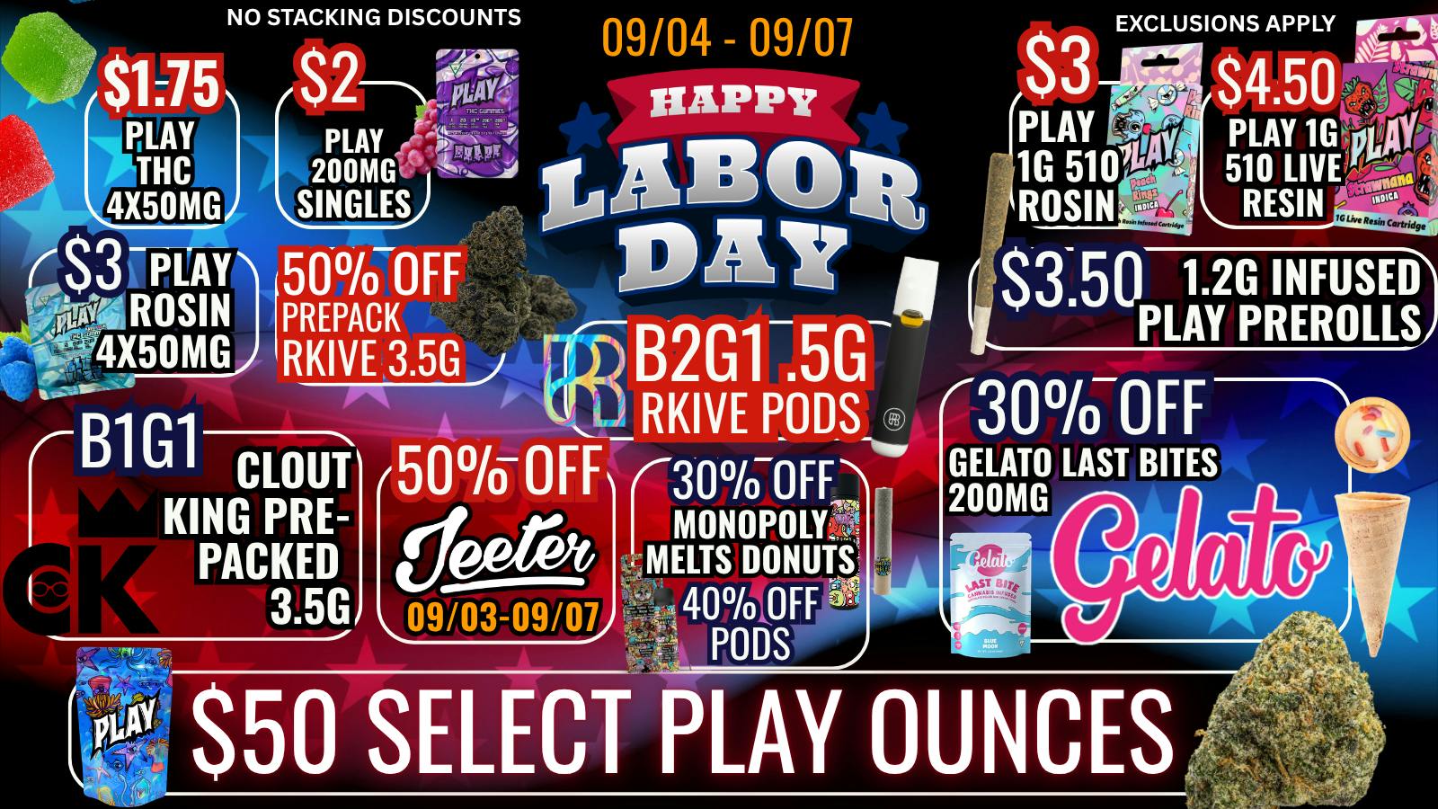 Olswell Cannabis Co LABOR DAY DEALS AT OLSWELL | SHOP 50% OFF JEETER