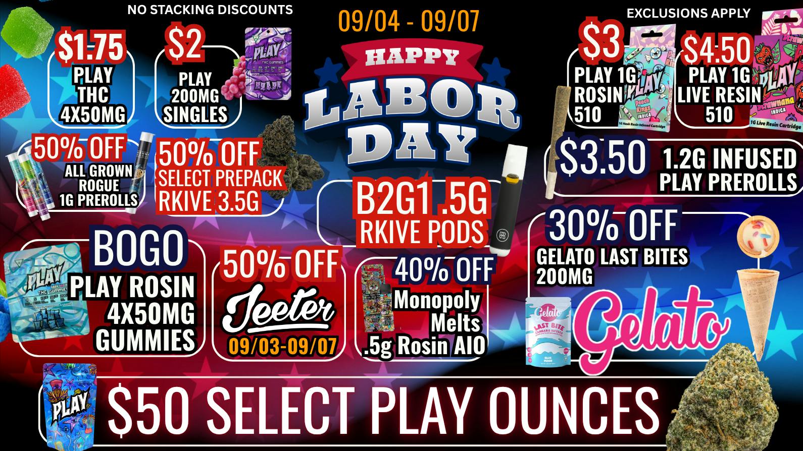 Olswell Cannabis Co - Kalkaska LABOR DAY WEEKEND DEALS | SHOP 50% OFF JEETER
