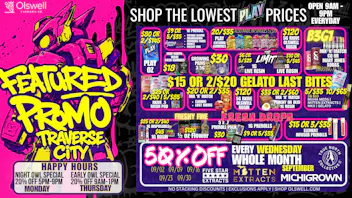 Olswell Cannabis Co SHOP TRAVERSE CITY WEEKEND DEALS
