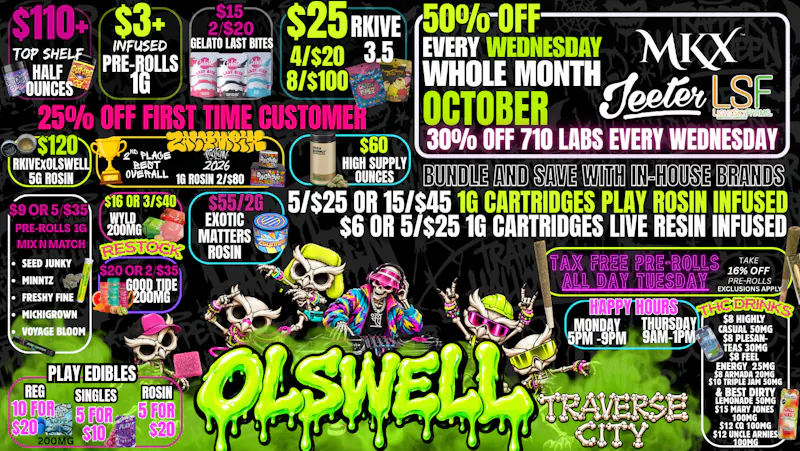 Olswell Cannabis Co Olswell October Deals Are HERE🔥Shop & Save! 🎃