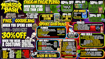 Olswell Cannabis Co WEAR A COSTUME 10/30 OR 10/31 GET 30% OFF ONE ITEM