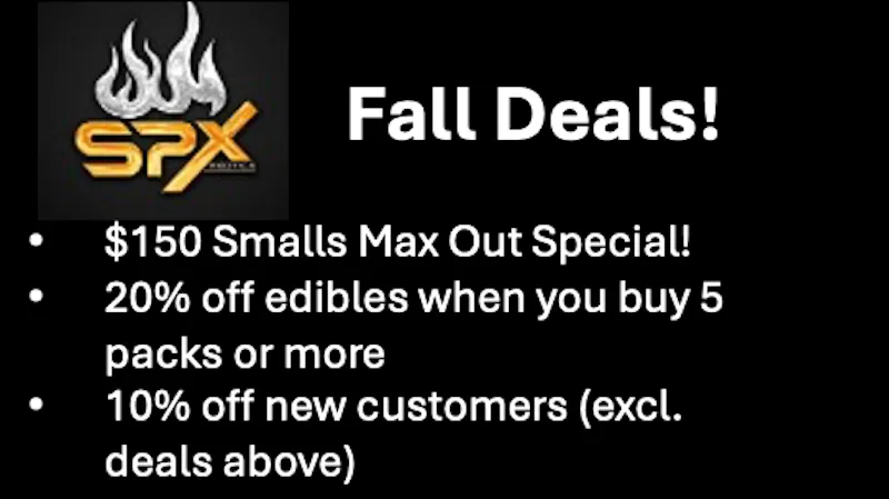 SPX Exotics Sanford Fall Deals at SPX Exotics!