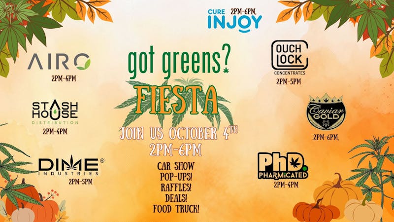 Got Greens October 4th Car Show & Pop-Up Event