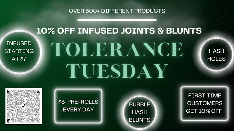 Got Greens Tolerance Tuesdays 10% OFF