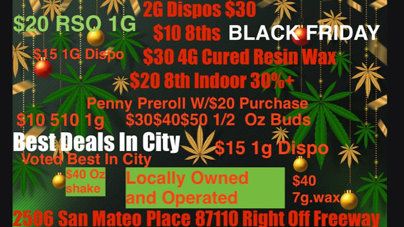 A Nice Dream Open Black Friday Penny Preroll w/$20 Purchase