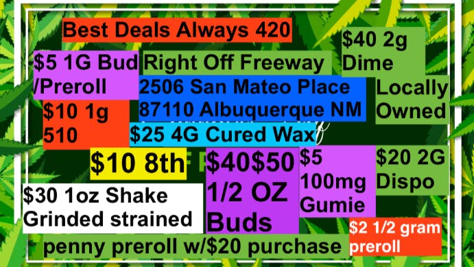 A Nice Dream Penny Preroll w/$20 Purchase $10 8th $7 1g 510