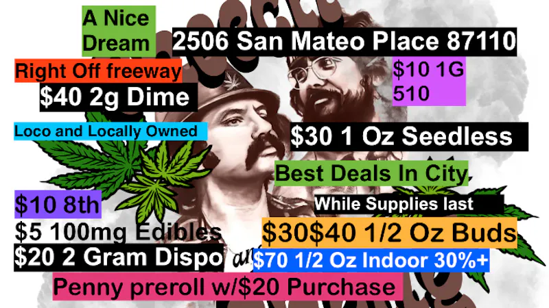 A Nice Dream Penny Preroll w/$20 Purchase $10 8th $10 1g 510