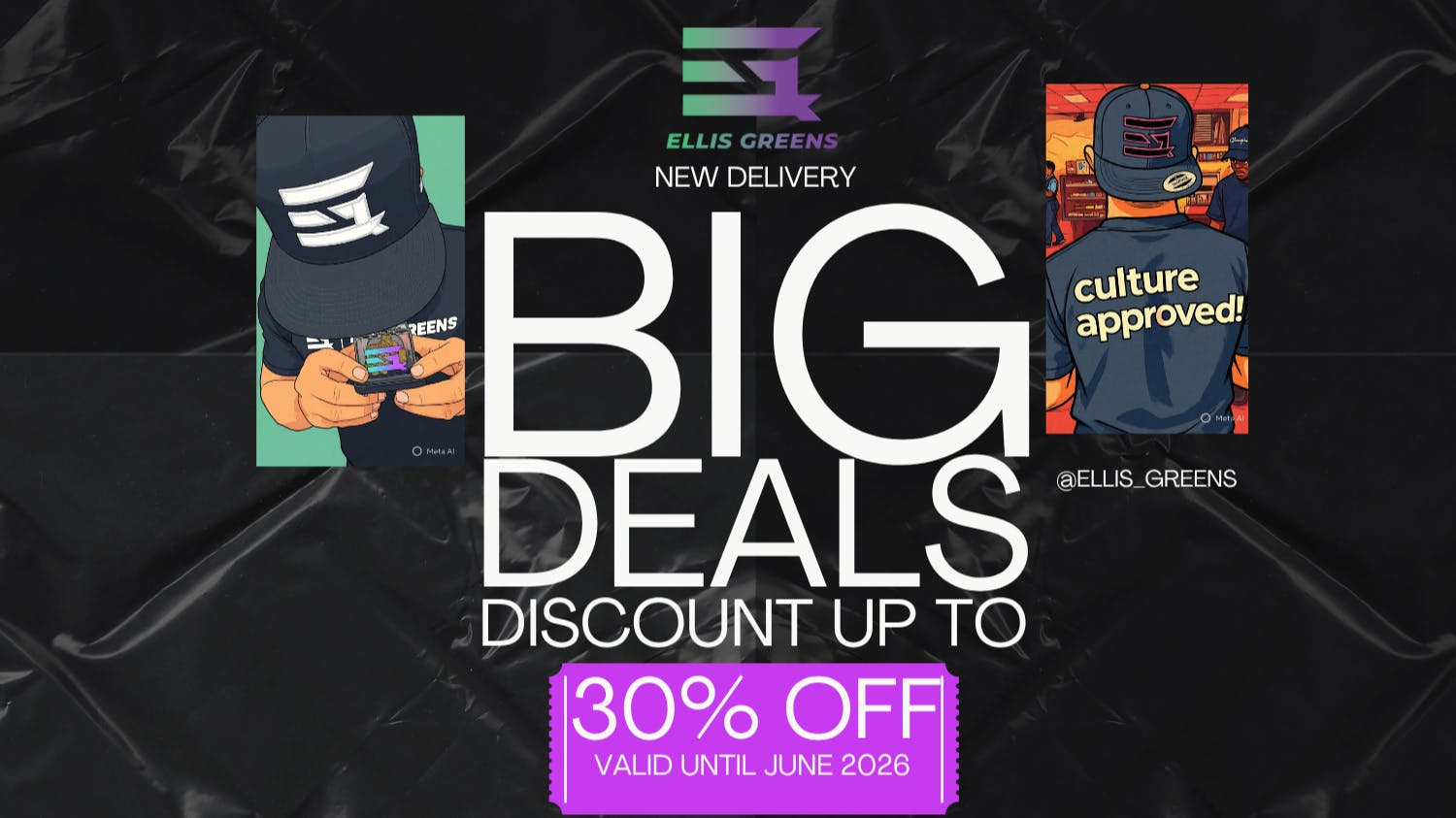 Ellis Greens Delivery BIG DEALS! FIRST TIME up to 30% OFF!