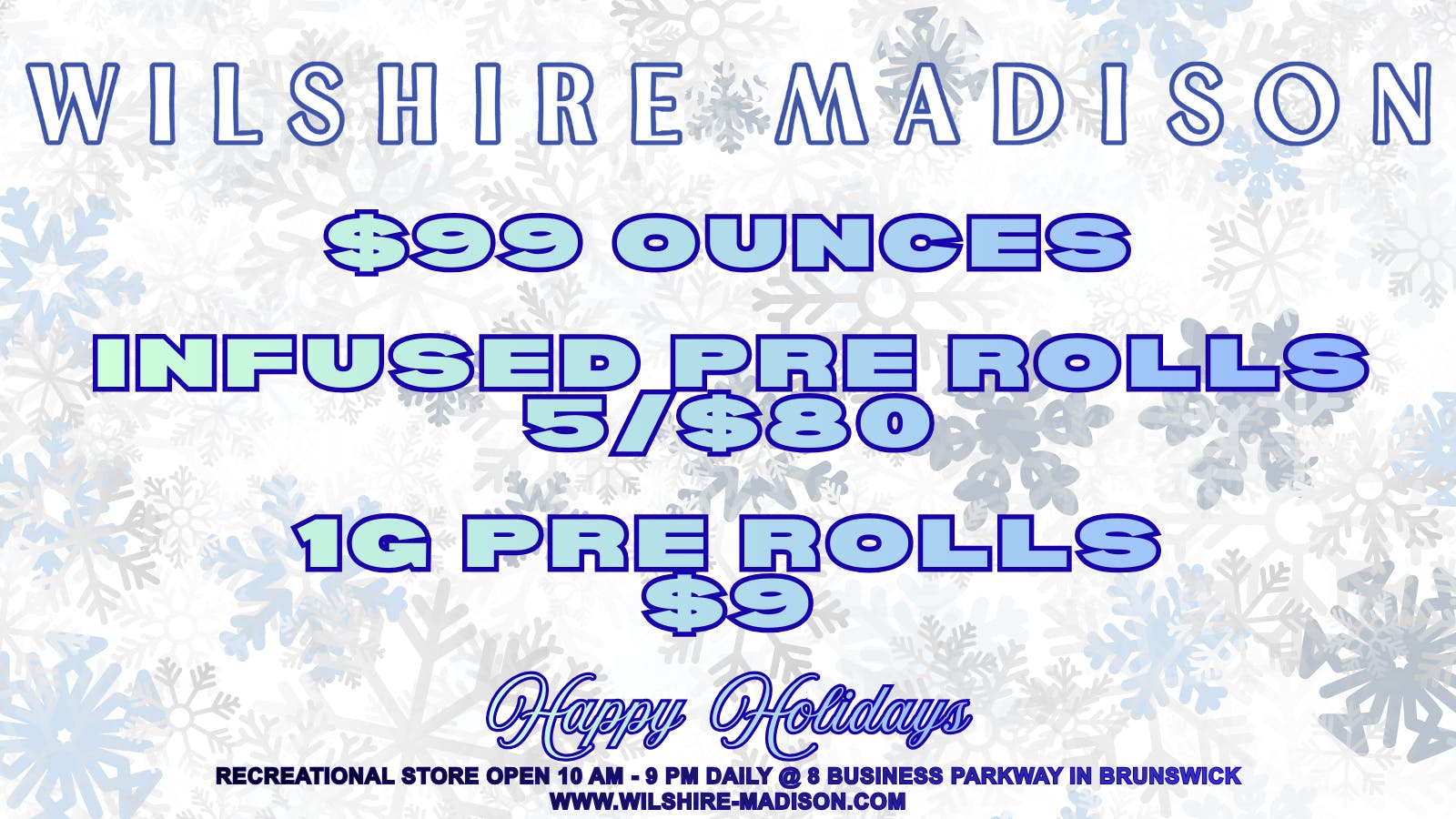 Wilshire Madison - Brunswick Recreational HAPPY HOLIDAYS FROM WILSHIRE MADISON❄️🤍