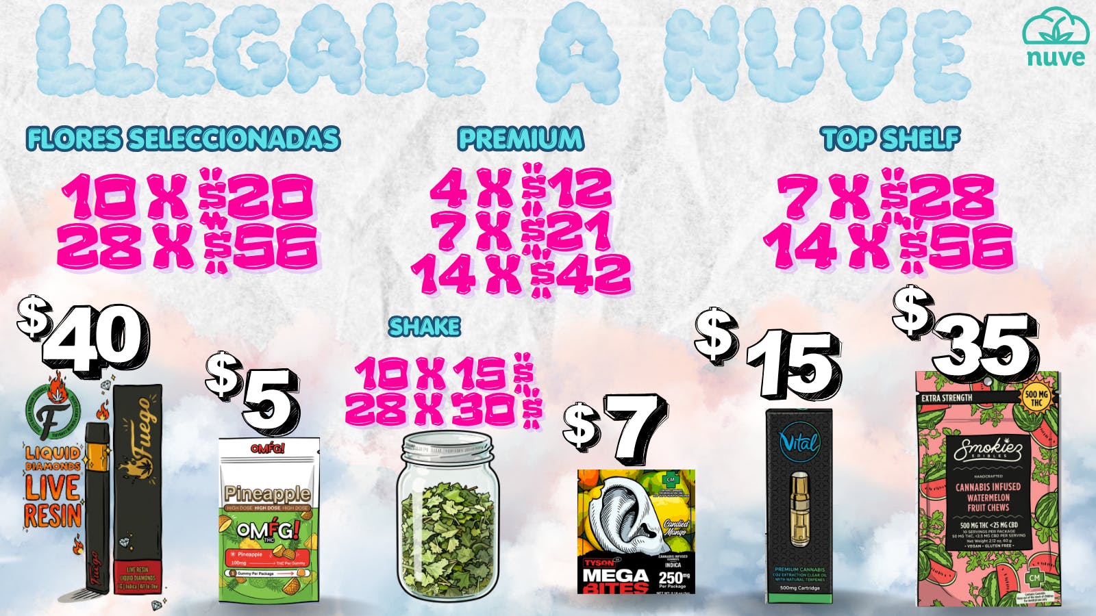 Nuve DISFRUTA DE NUESTRAS OFERTAS ☁️