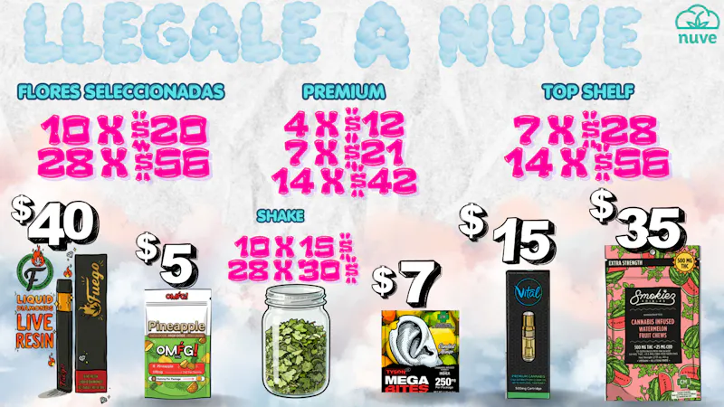 Nuve DISFRUTA DE NUESTRAS OFERTAS ☁️