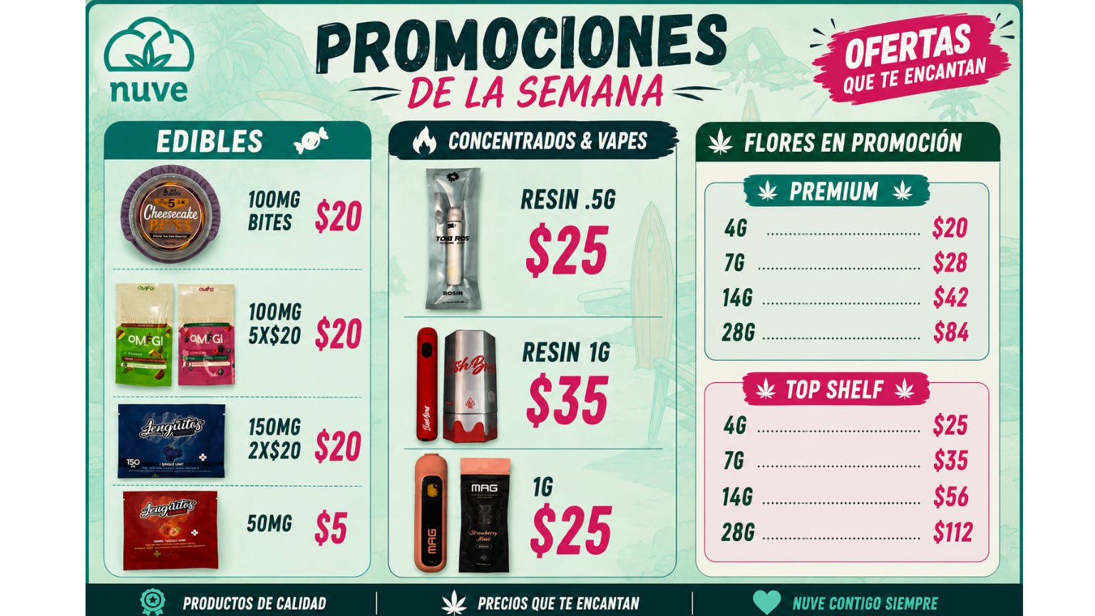 Nuve DISFRUTA DE NUESTRAS OFERTAS ☁️