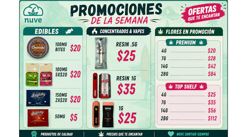 Nuve DISFRUTA DE NUESTRAS OFERTAS ☁️