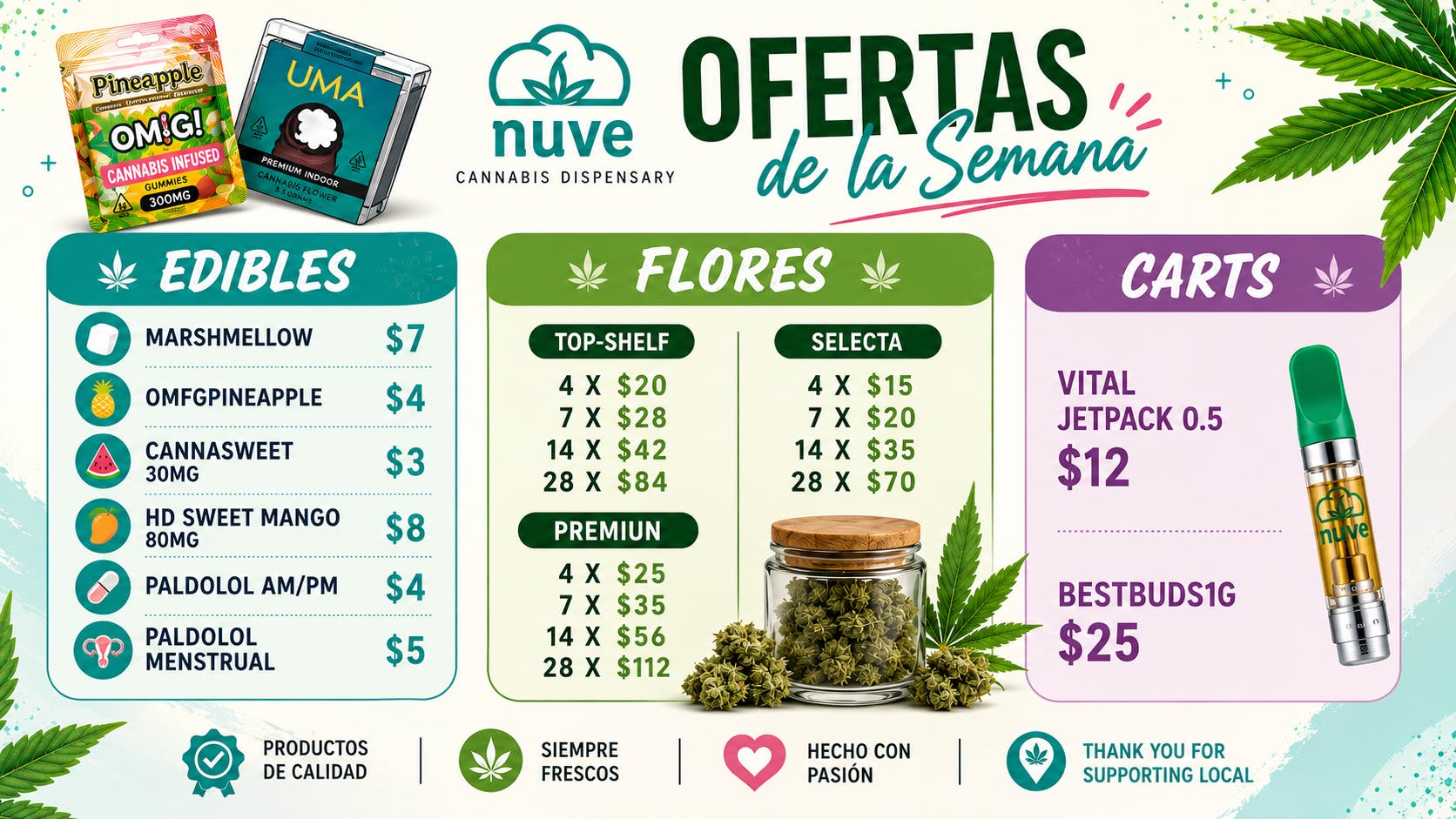 Nuve DISFRUTA DE NUESTRAS OFERTAS ☁️
