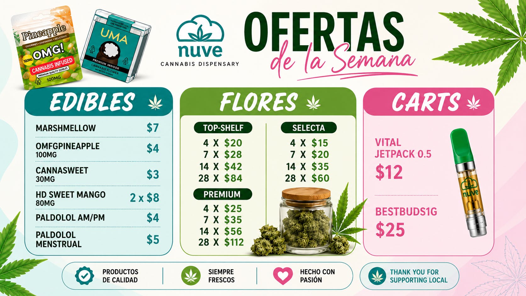 Nuve DISFRUTA DE NUESTRAS OFERTAS ☁️