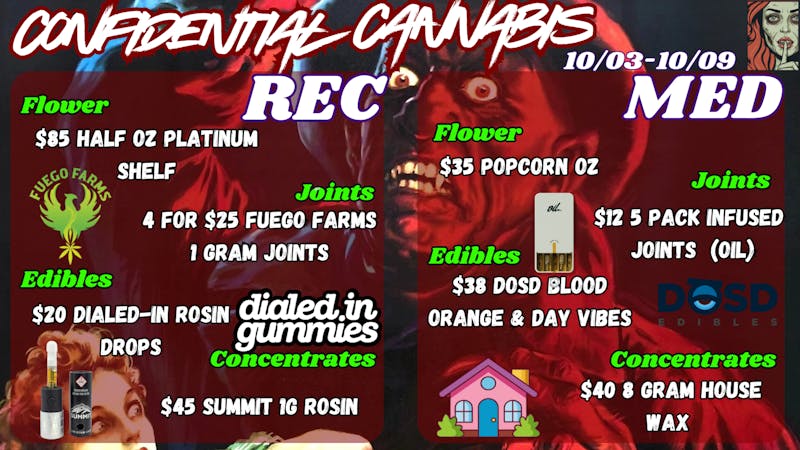Confidential Cannabis - Broomfield Slashing Deals!
