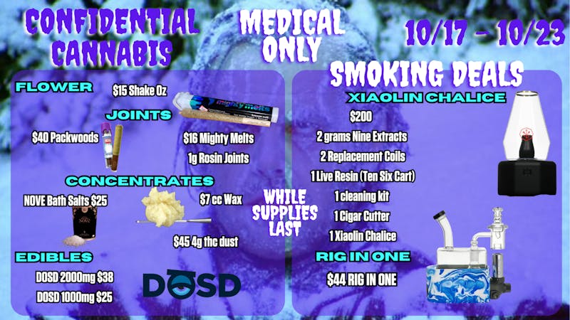 Confidential Cannabis These Deals Are ICE COLD!