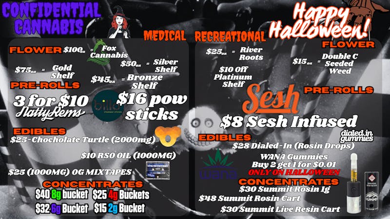 Confidential Cannabis - Broomfield Happy Halloween!